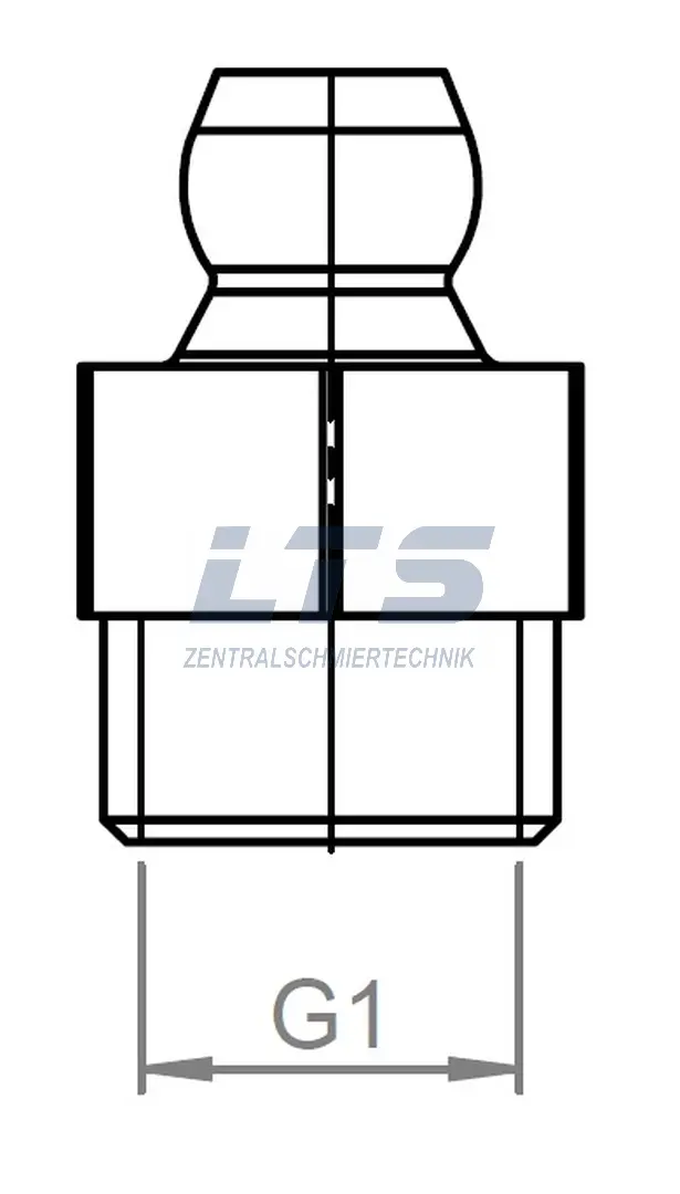 Schmiernippelgerade LTS Zentralschmiertechnik GmbH